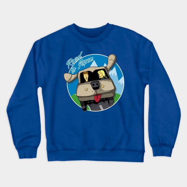 Road to Aspen Crewneck Sweatshirt by LegendaryPhoenix